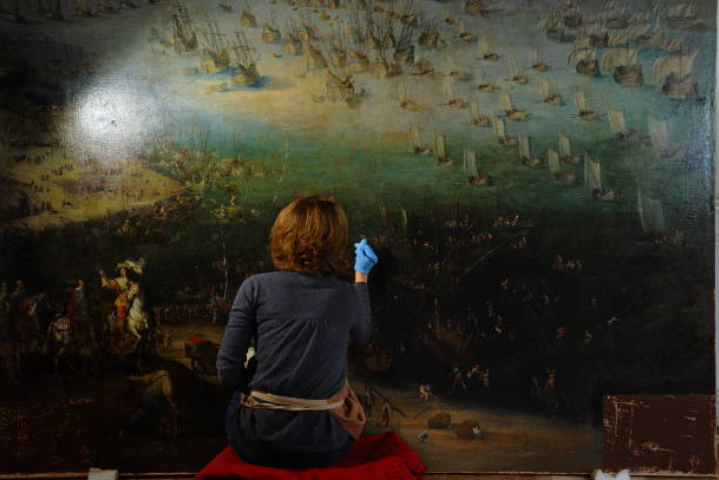 Canvas Repair & Retouching